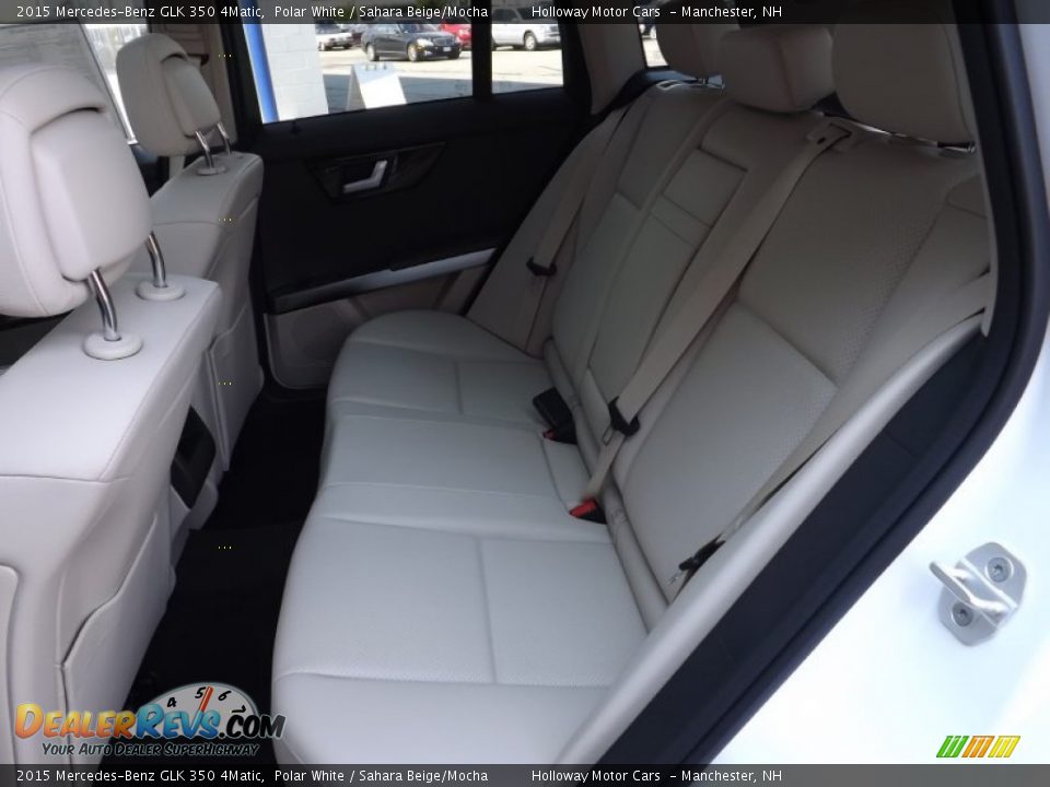 2015 Mercedes-Benz GLK 350 4Matic Polar White / Sahara Beige/Mocha Photo #8
