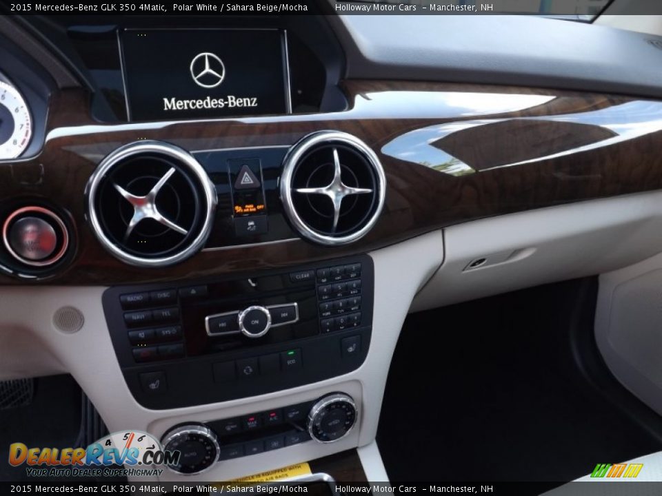 2015 Mercedes-Benz GLK 350 4Matic Polar White / Sahara Beige/Mocha Photo #10