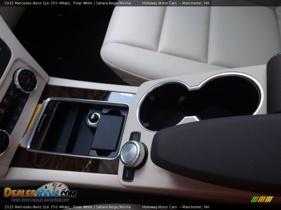 2015 Mercedes-Benz GLK 350 4Matic Polar White / Sahara Beige/Mocha Photo #12