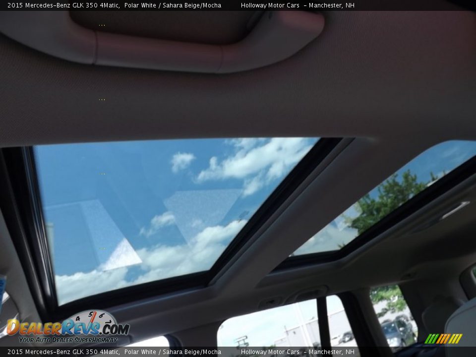 2015 Mercedes-Benz GLK 350 4Matic Polar White / Sahara Beige/Mocha Photo #14