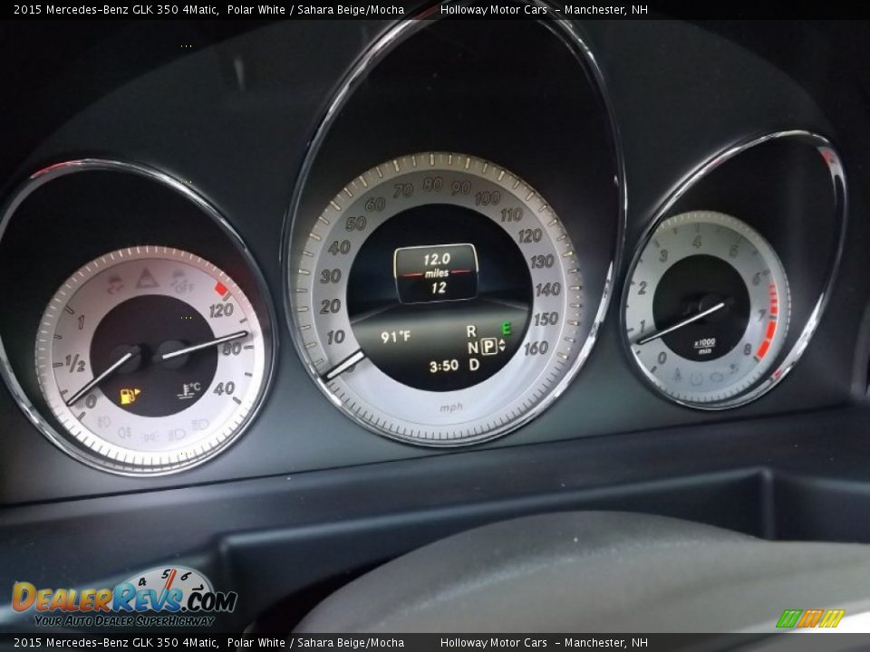 2015 Mercedes-Benz GLK 350 4Matic Polar White / Sahara Beige/Mocha Photo #15