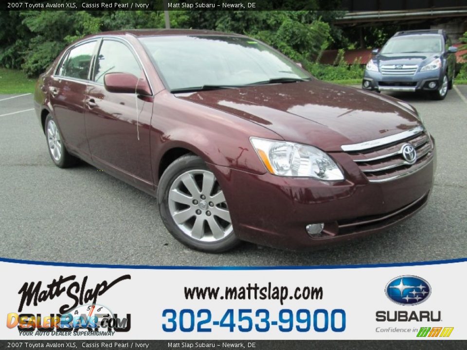 2007 Toyota Avalon XLS Cassis Red Pearl / Ivory Photo #1