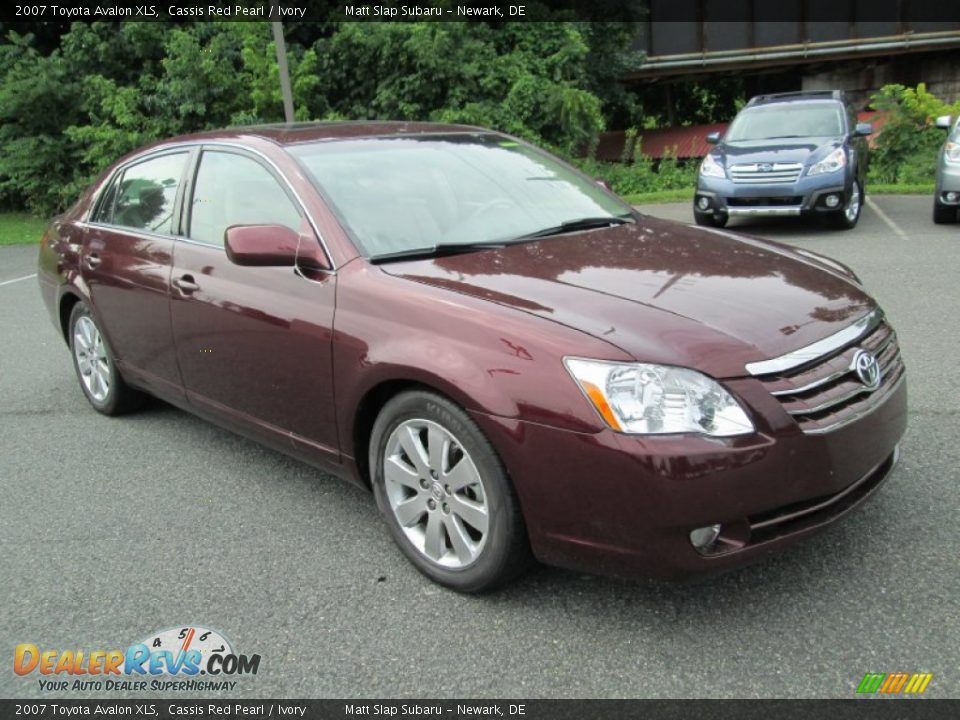 2007 Toyota Avalon XLS Cassis Red Pearl / Ivory Photo #4