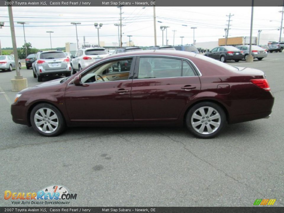 2007 Toyota Avalon XLS Cassis Red Pearl / Ivory Photo #9