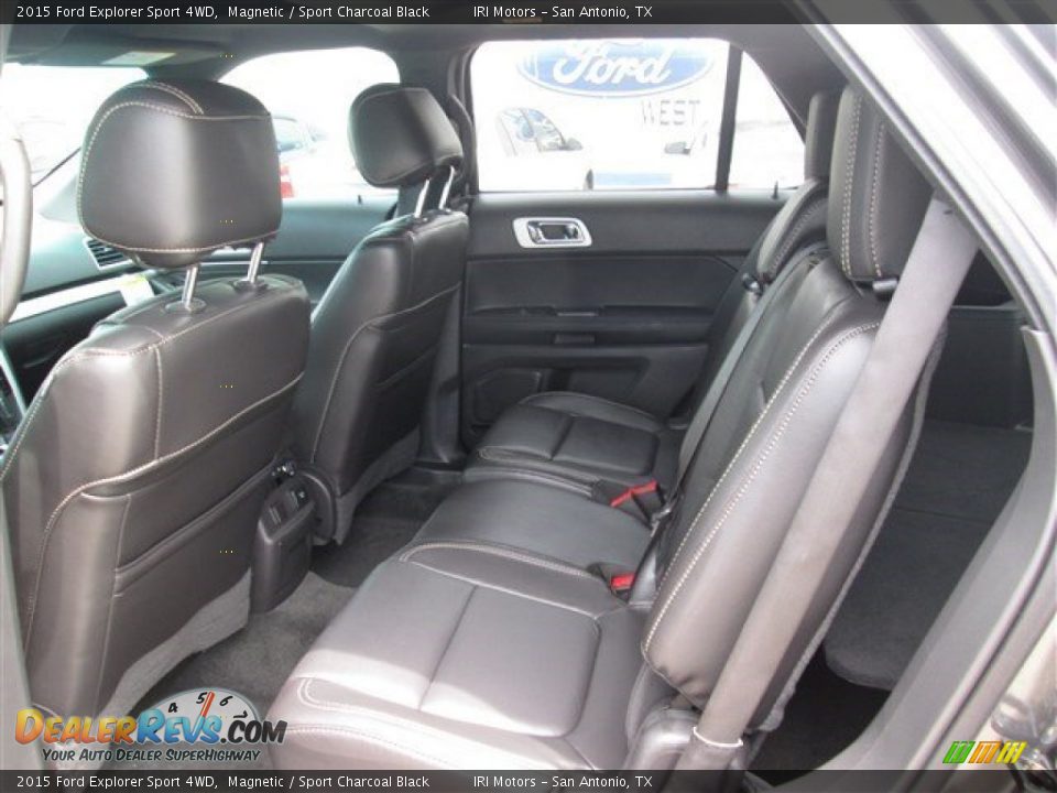 Rear Seat of 2015 Ford Explorer Sport 4WD Photo #6