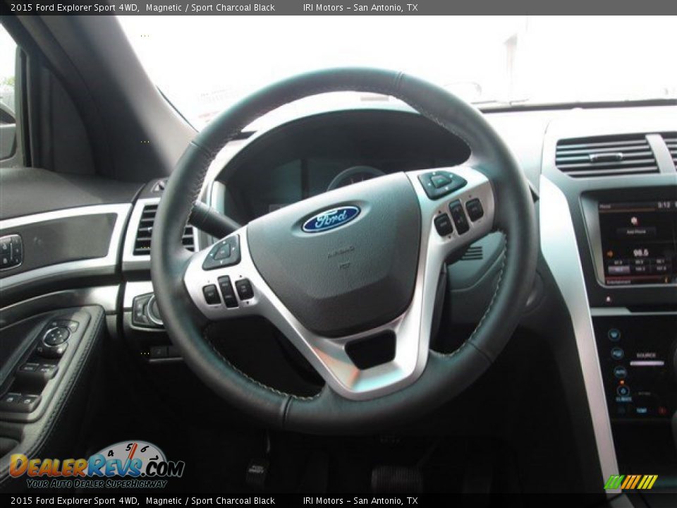 2015 Ford Explorer Sport 4WD Steering Wheel Photo #9