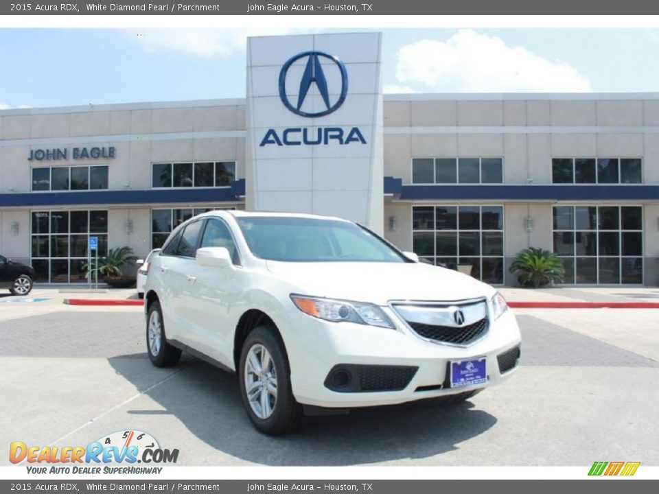 2015 Acura RDX White Diamond Pearl / Parchment Photo #1