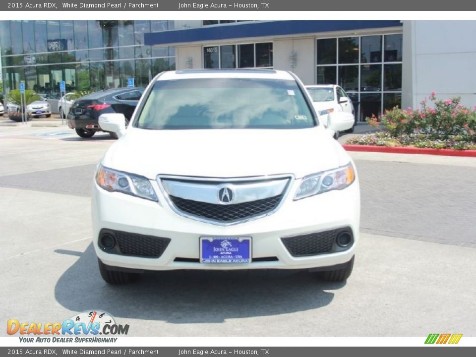 2015 Acura RDX White Diamond Pearl / Parchment Photo #2