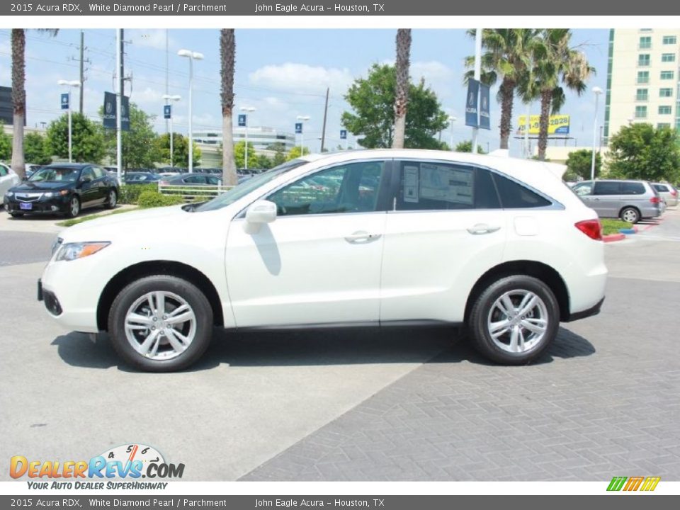 2015 Acura RDX White Diamond Pearl / Parchment Photo #4