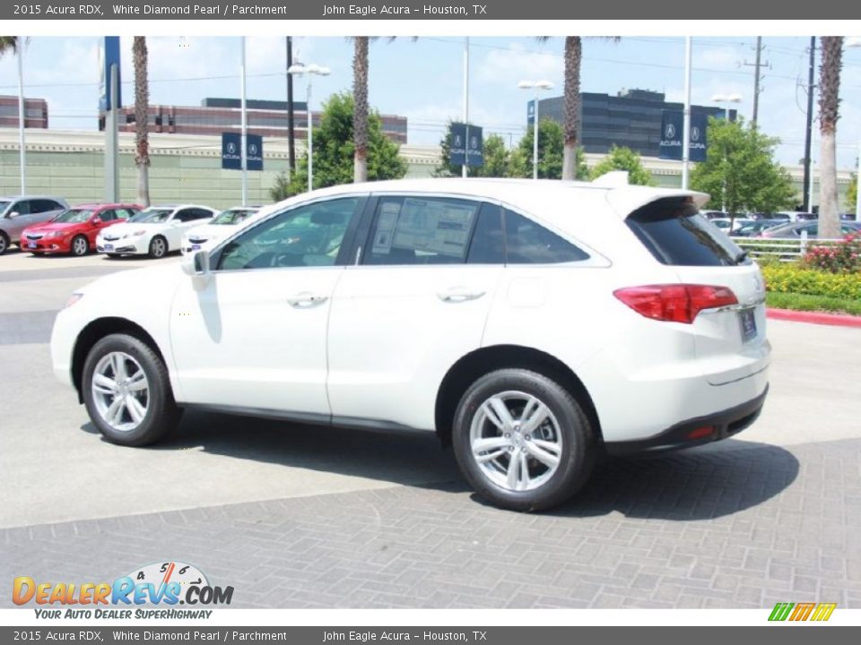 2015 Acura RDX White Diamond Pearl / Parchment Photo #5