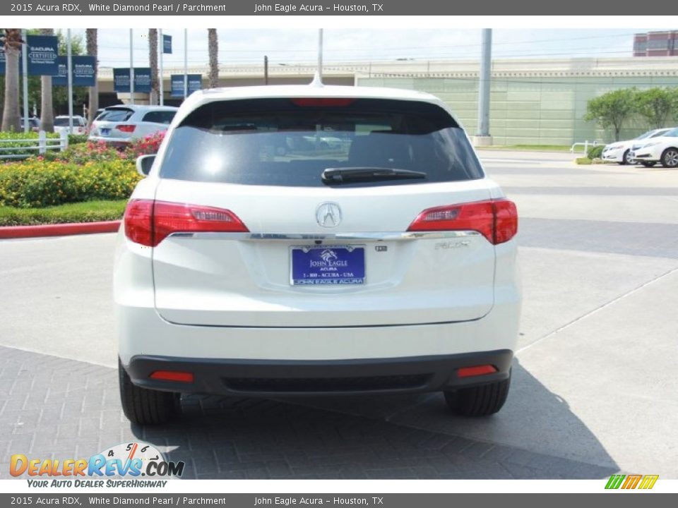 2015 Acura RDX White Diamond Pearl / Parchment Photo #6