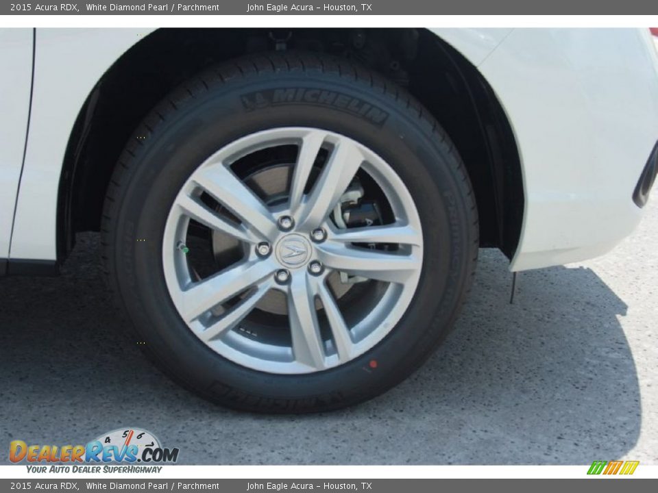 2015 Acura RDX White Diamond Pearl / Parchment Photo #9