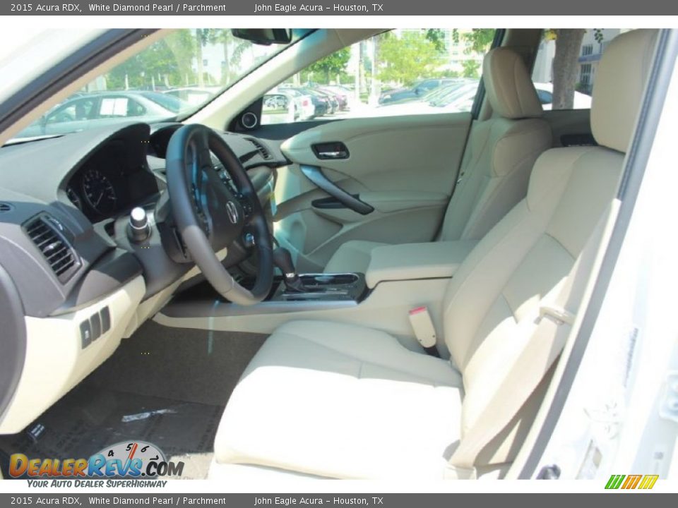 2015 Acura RDX White Diamond Pearl / Parchment Photo #11