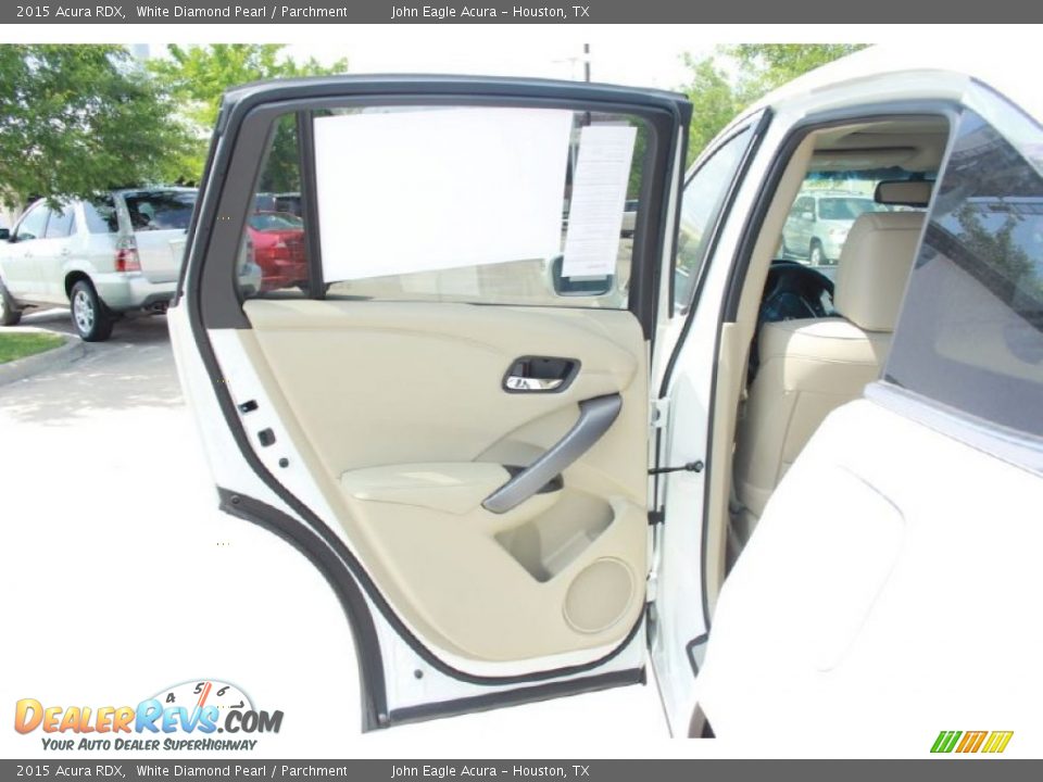 2015 Acura RDX White Diamond Pearl / Parchment Photo #12