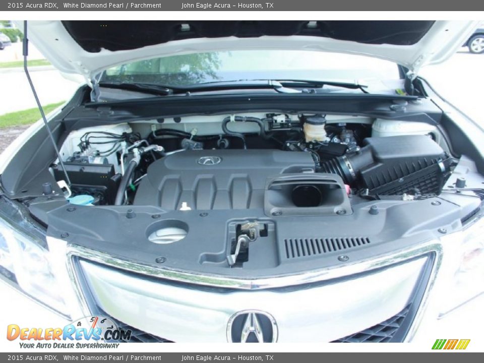 2015 Acura RDX White Diamond Pearl / Parchment Photo #20