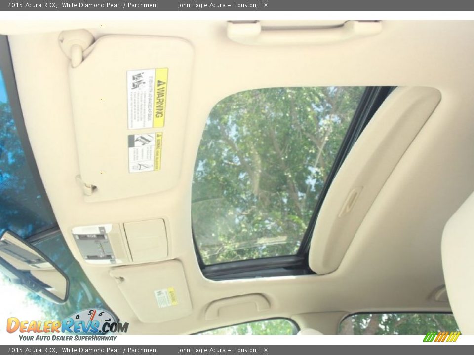 2015 Acura RDX White Diamond Pearl / Parchment Photo #23