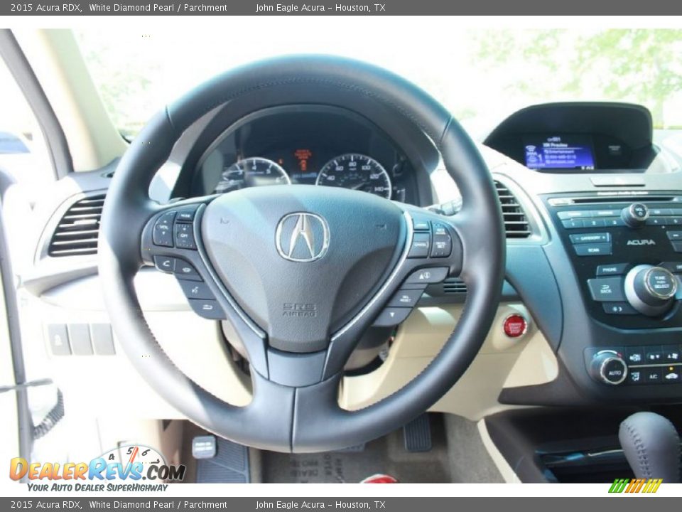 2015 Acura RDX White Diamond Pearl / Parchment Photo #25