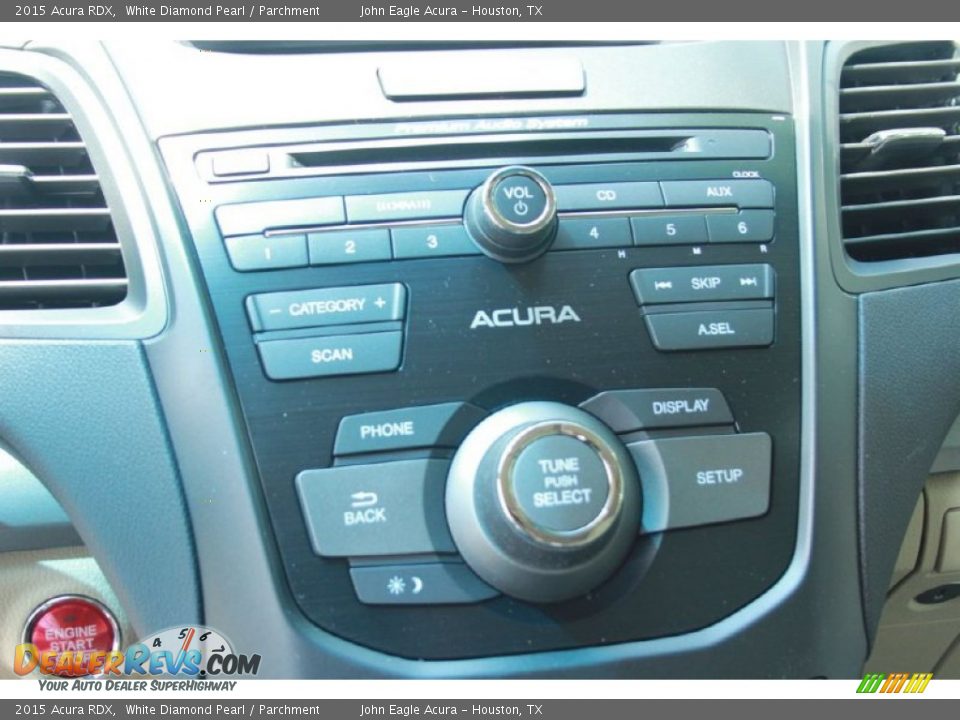 2015 Acura RDX White Diamond Pearl / Parchment Photo #27