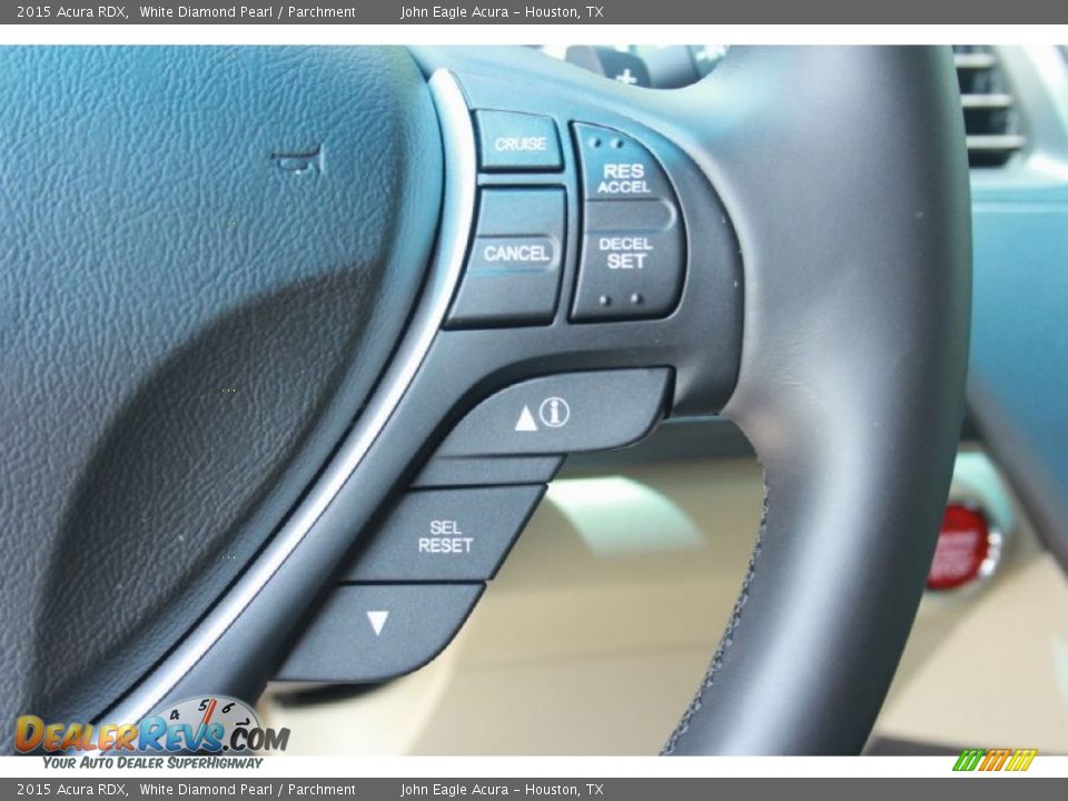 2015 Acura RDX White Diamond Pearl / Parchment Photo #31