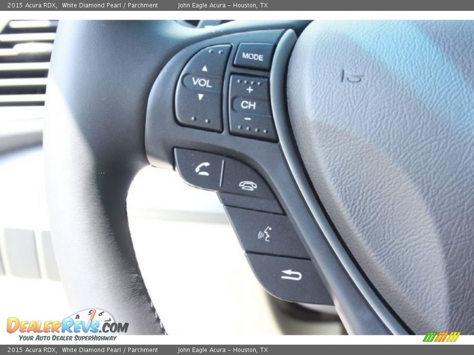 2015 Acura RDX White Diamond Pearl / Parchment Photo #32