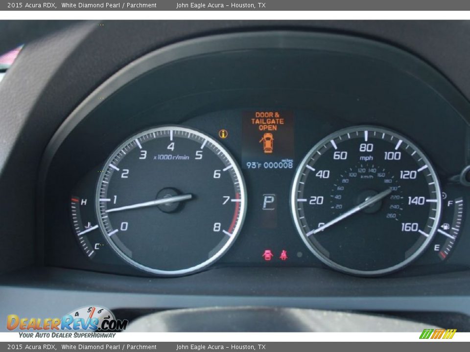 2015 Acura RDX White Diamond Pearl / Parchment Photo #33