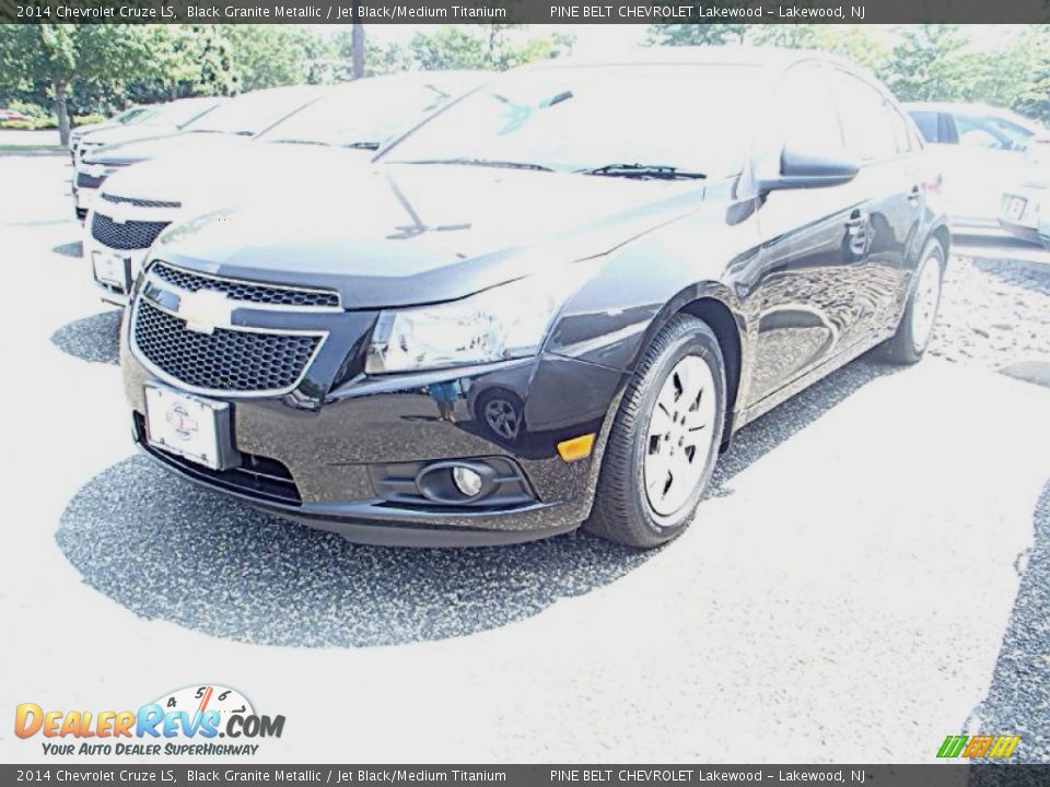 2014 Chevrolet Cruze LS Black Granite Metallic / Jet Black/Medium Titanium Photo #1
