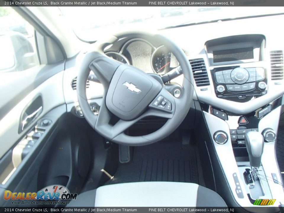 2014 Chevrolet Cruze LS Black Granite Metallic / Jet Black/Medium Titanium Photo #6