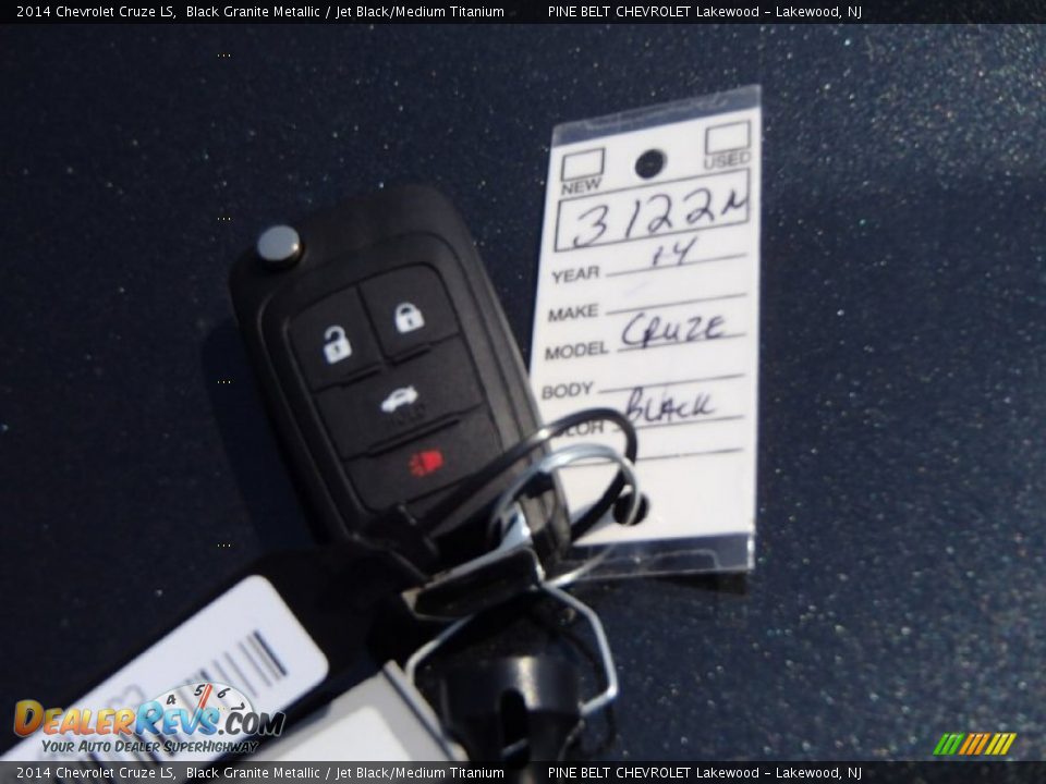 2014 Chevrolet Cruze LS Black Granite Metallic / Jet Black/Medium Titanium Photo #11