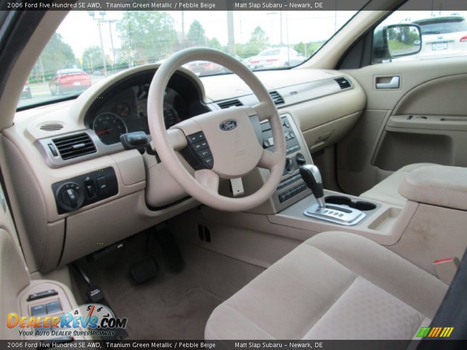Pebble Beige Interior - 2006 Ford Five Hundred SE AWD Photo #10