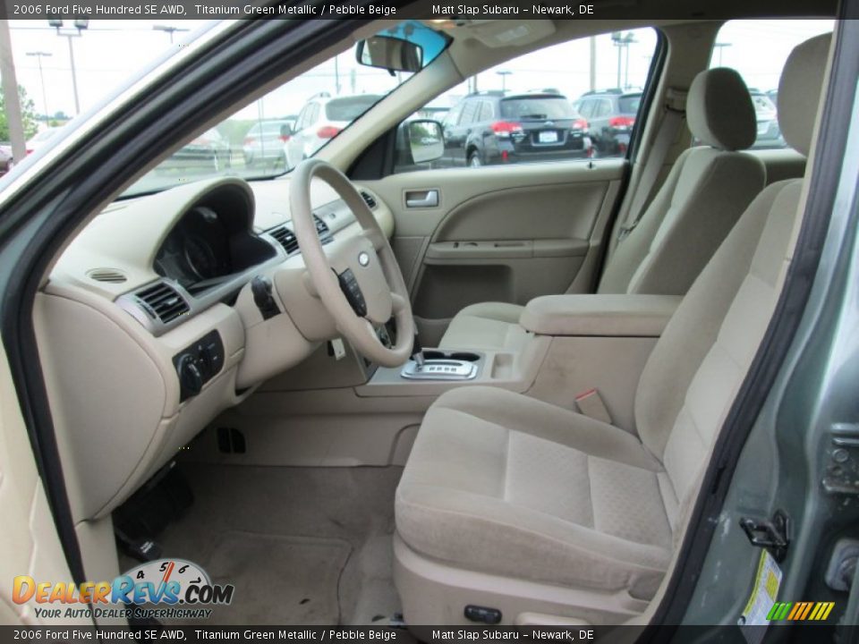 Front Seat of 2006 Ford Five Hundred SE AWD Photo #11