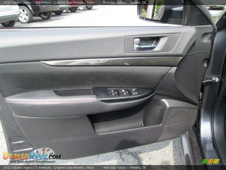 2013 Subaru Legacy 2.5i Premium Graphite Gray Metallic / Black Photo #12