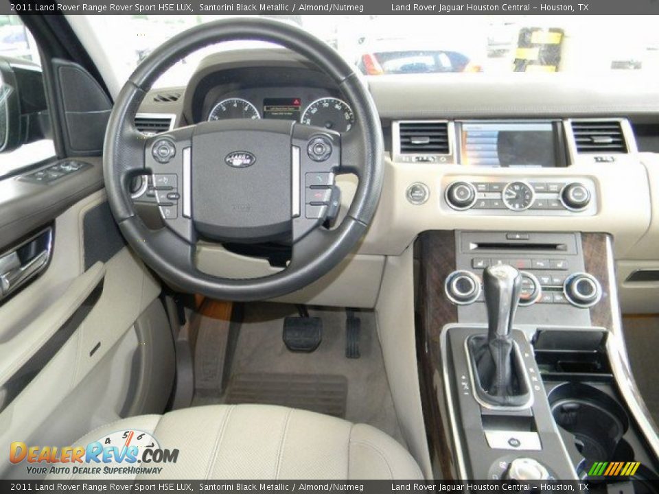 2011 Land Rover Range Rover Sport HSE LUX Santorini Black Metallic / Almond/Nutmeg Photo #12