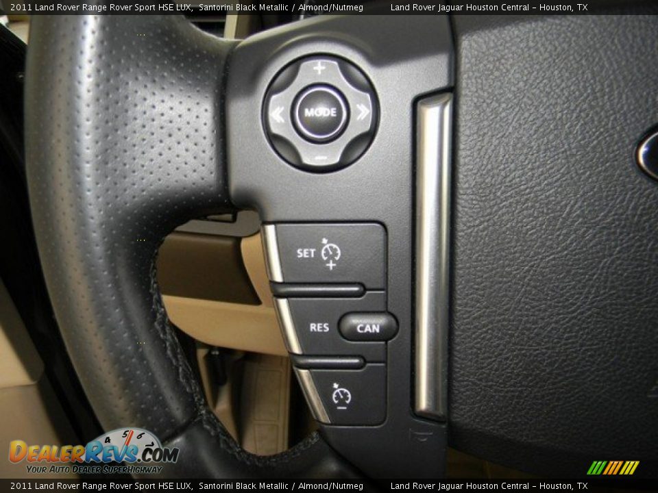 2011 Land Rover Range Rover Sport HSE LUX Santorini Black Metallic / Almond/Nutmeg Photo #24