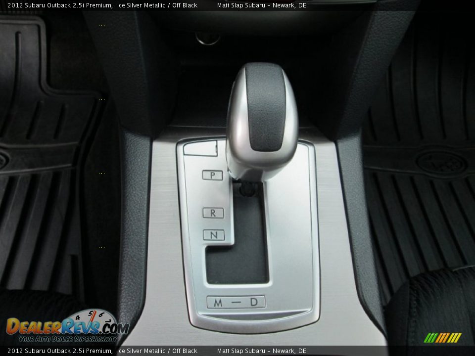 2012 Subaru Outback 2.5i Premium Ice Silver Metallic / Off Black Photo #24