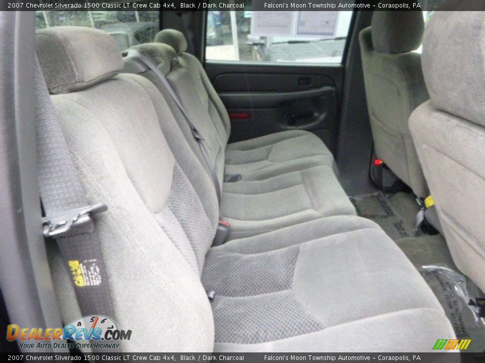 2007 Chevrolet Silverado 1500 Classic LT Crew Cab 4x4 Black / Dark Charcoal Photo #14
