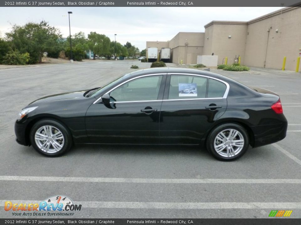 2012 Infiniti G 37 Journey Sedan Black Obsidian / Graphite Photo #2