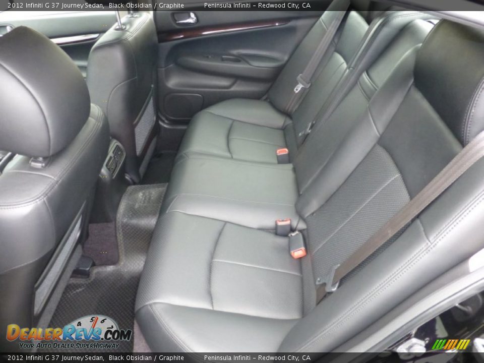 2012 Infiniti G 37 Journey Sedan Black Obsidian / Graphite Photo #5