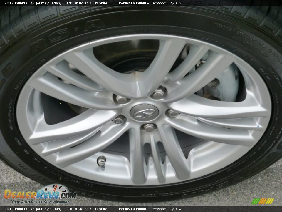 2012 Infiniti G 37 Journey Sedan Black Obsidian / Graphite Photo #8