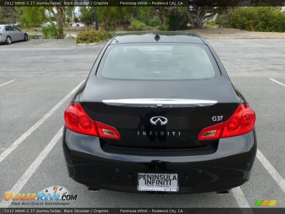 2012 Infiniti G 37 Journey Sedan Black Obsidian / Graphite Photo #11