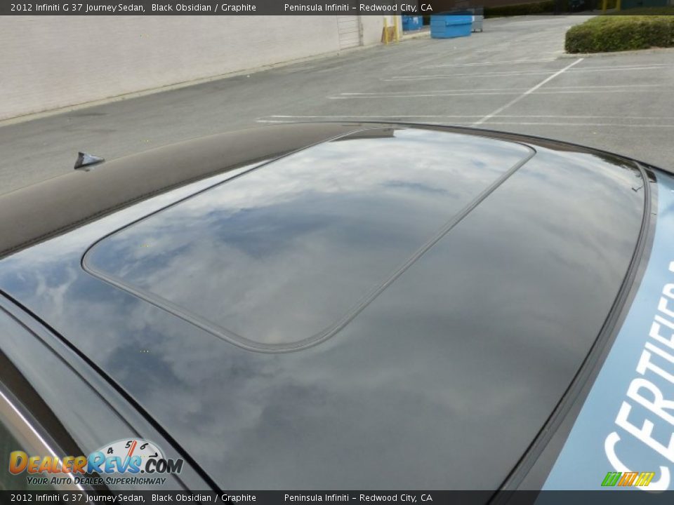 2012 Infiniti G 37 Journey Sedan Black Obsidian / Graphite Photo #13