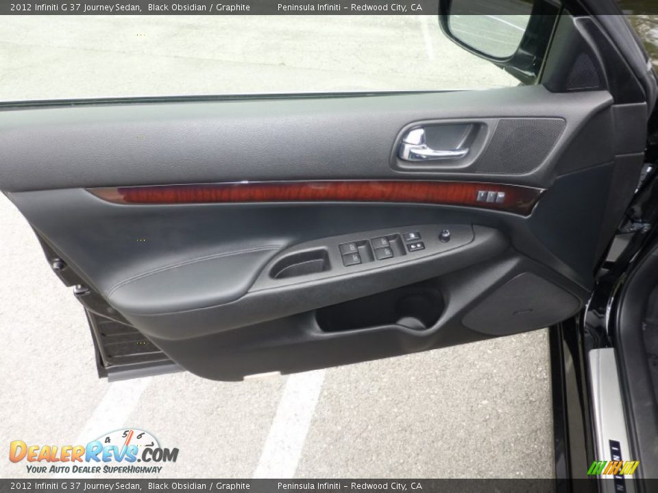 2012 Infiniti G 37 Journey Sedan Black Obsidian / Graphite Photo #14