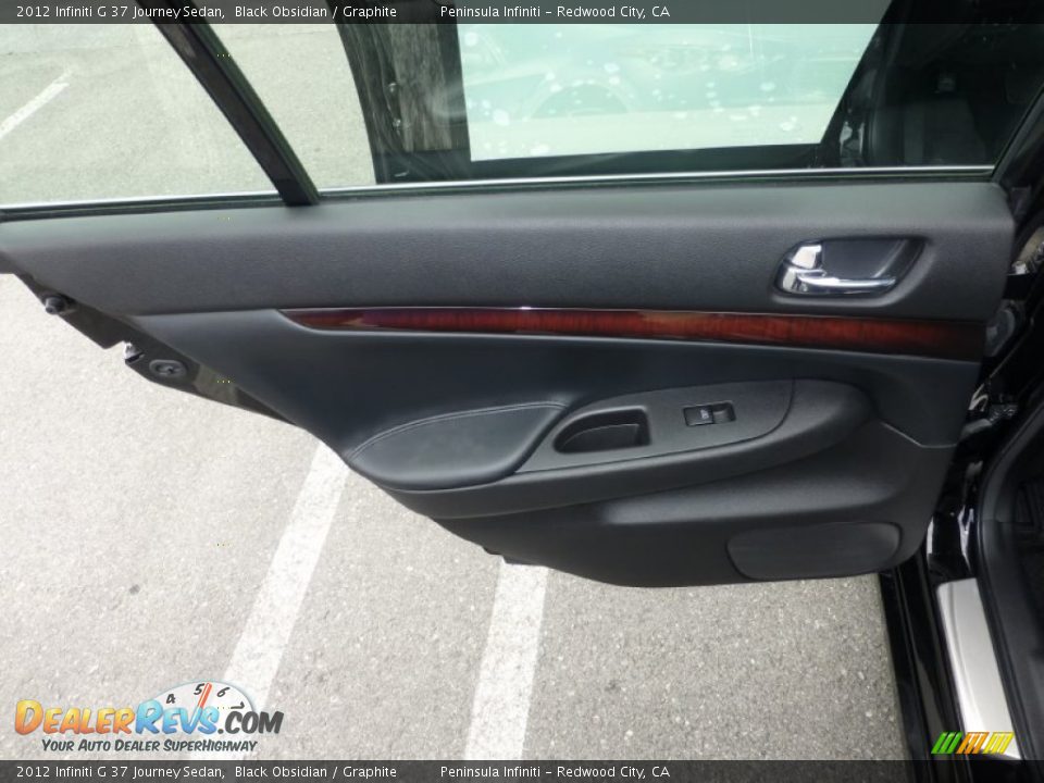 2012 Infiniti G 37 Journey Sedan Black Obsidian / Graphite Photo #15