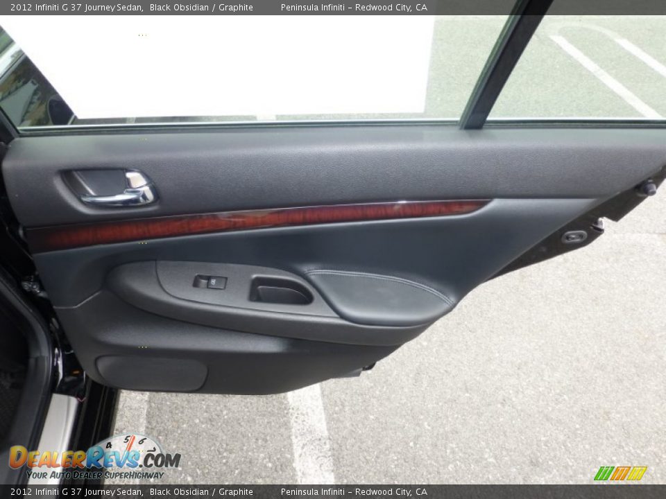2012 Infiniti G 37 Journey Sedan Black Obsidian / Graphite Photo #17