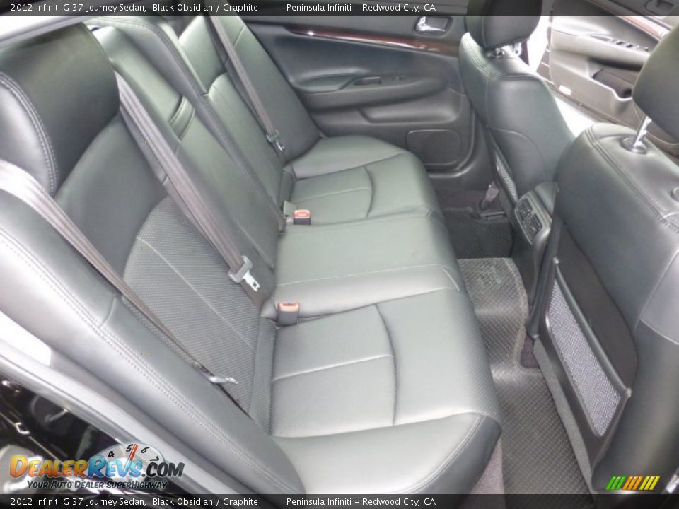 2012 Infiniti G 37 Journey Sedan Black Obsidian / Graphite Photo #18