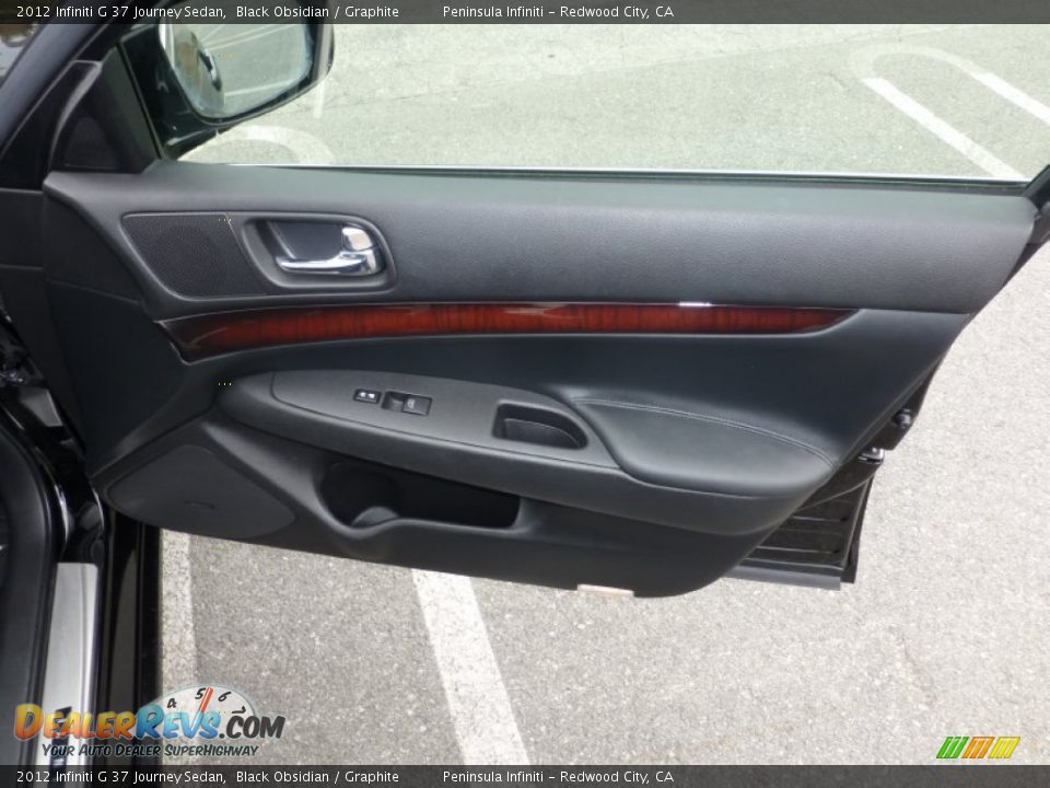 2012 Infiniti G 37 Journey Sedan Black Obsidian / Graphite Photo #19
