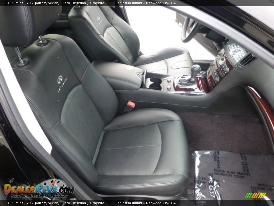 2012 Infiniti G 37 Journey Sedan Black Obsidian / Graphite Photo #20
