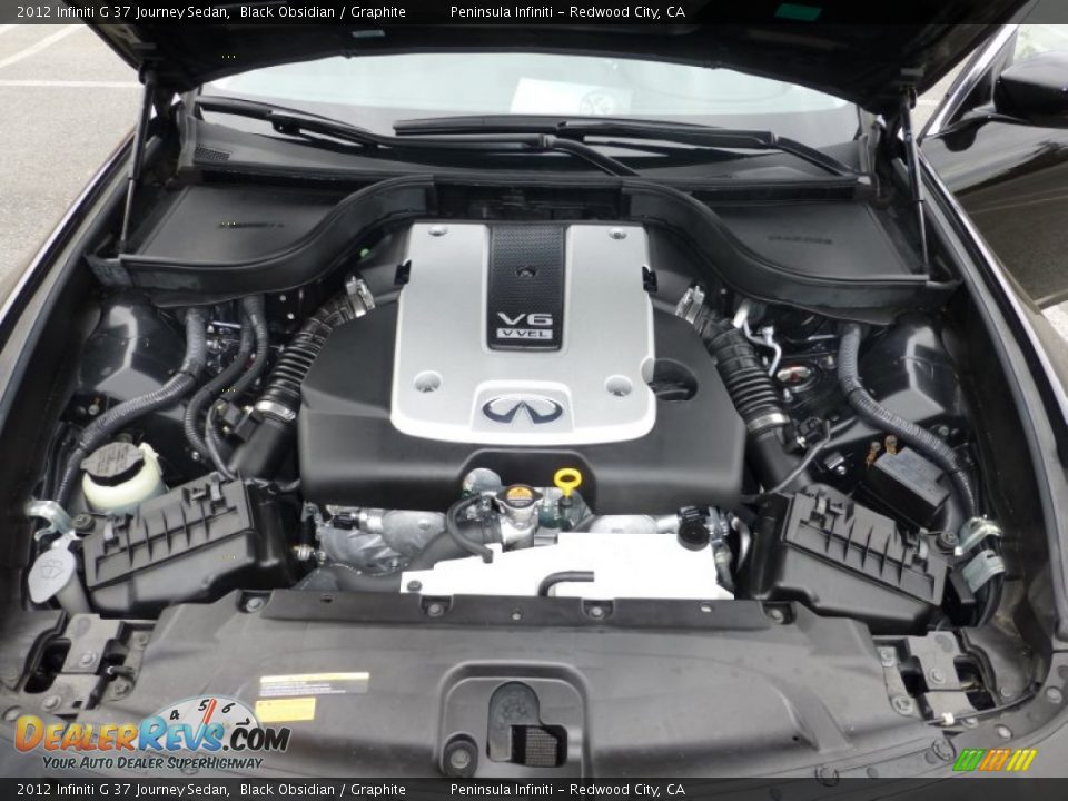 2012 Infiniti G 37 Journey Sedan Black Obsidian / Graphite Photo #21