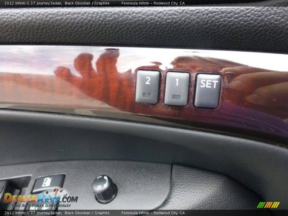 2012 Infiniti G 37 Journey Sedan Black Obsidian / Graphite Photo #22