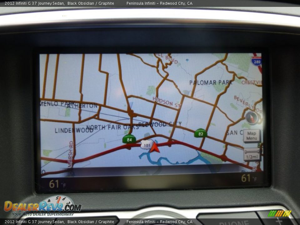 2012 Infiniti G 37 Journey Sedan Black Obsidian / Graphite Photo #23