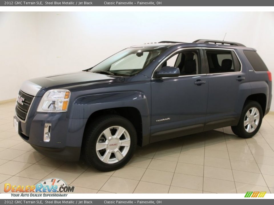 2012 GMC Terrain SLE Steel Blue Metallic / Jet Black Photo #3